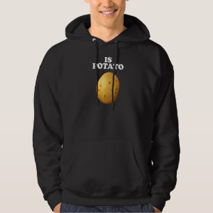 Wird Kartoffel wie im Fernsehen gesehen Veganes Ge Hoodie