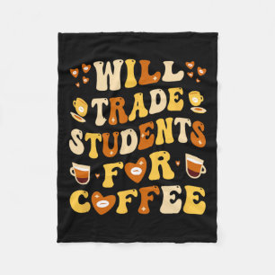 Wird meine Schüler gegen Kaffeelehrer Valentin tau Fleecedecke