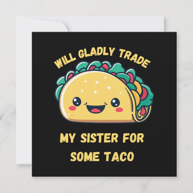 Wird meine Schwester von Tacos tauschen (Vorderseite)