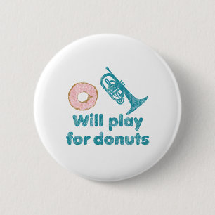 Wird Mellophone für Donuts spielen Button