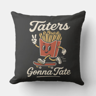 Wird Mit Pommes Frites Witziges Kartoffel-Pun Grap Kissen