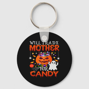 Wird Mutter gegen Candy Funny Halloween Kids tausc Schlüsselanhänger