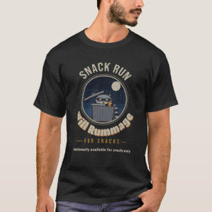 Wird nach Snacks wühlen Lustiger Waschbär-Mülleime T-Shirt