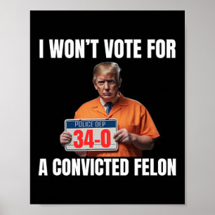 Wird nicht für einen verurteilten Felsen stimmen Poster