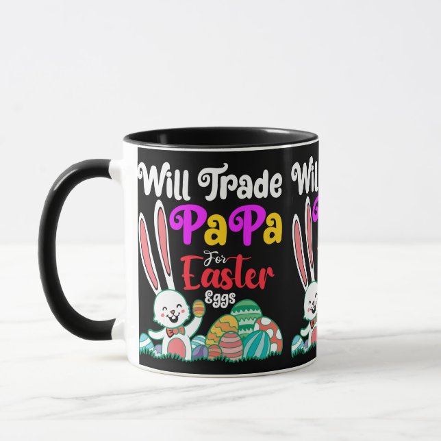 Wird Papa für Ostereier tauschen Tasse (Links)