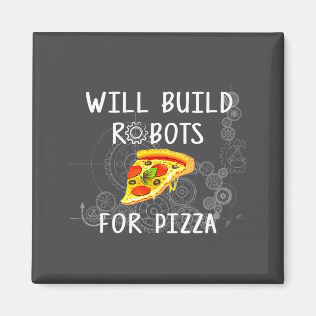 Wird Roboter für Zza Funny Robotics bauen Magnet (Vorne)