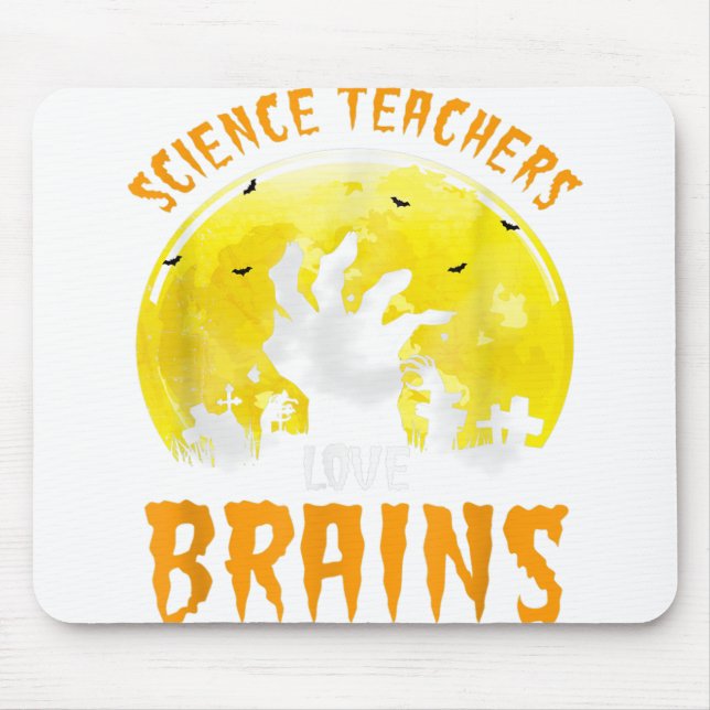Wird Schüler gegen Candy Funny Halloween Teac taus Mousepad (Vorne)