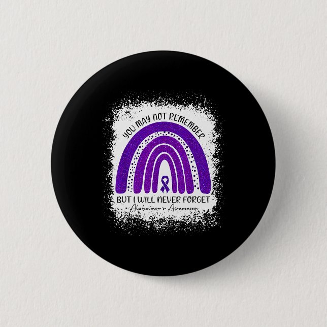 Wird Sich Nicht Erinnern Aber Ich Werde Alzheimer  Button (Vorderseite)