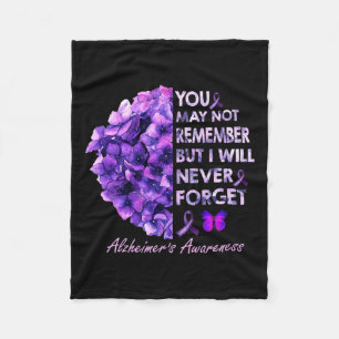 Wird Sich Nicht Erinnern Aber Ich Werde Alzheimer Fleecedecke