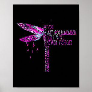 Wird Sich Nicht Erinnern Aber Ich Werde Alzheimer Poster