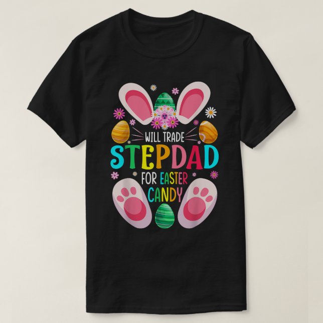 Wird Stepdad gegen Osterkandy Boys Girls tauschen T-Shirt (Design vorne)