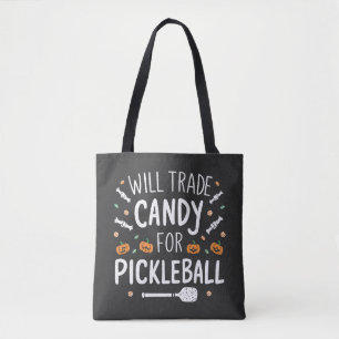 Wird Süßigkeiten gegen Pickleball verkaufen Spooky Tasche