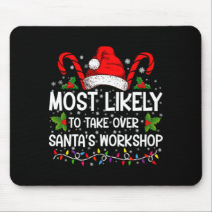 Wird wahrscheinlich Santas Werkstatt Weihnachten ü Mousepad