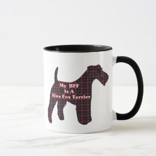 Wire Fox Terrier BESTE FREUNDIN Tasse