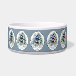 Wire Fox Terrier Christmas Dog Bowl Napf