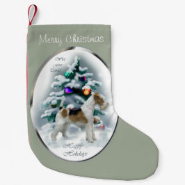 Wire Fox Terrier Christmas Kleiner Weihnachtsstrumpf