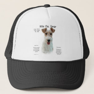 Wire Fox Terrier Geschichte; über Draht-Fuchs-Terr Truckerkappe