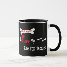 Wire Fox Terrier (I Liebe) Tasse