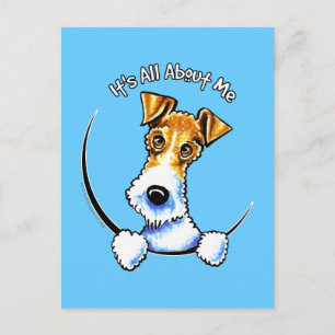 Wire Fox Terrier IAAM Postkarte