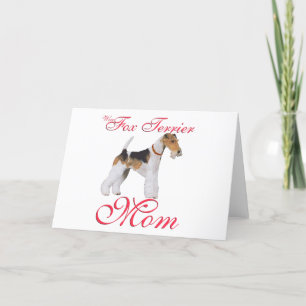 Wire Fox Terrier Muttertag Karte