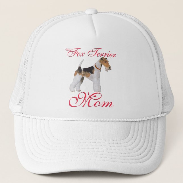 Wire Fox Terrier Muttertag Truckerkappe (Vorderseite)