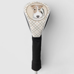Wire Fox Terrier Painting - Niedliche Original Dog Golf Headcover