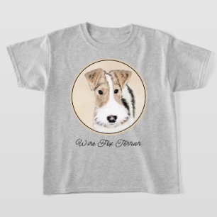 Wire Fox Terrier Painting - Niedliche Original Dog T-Shirt