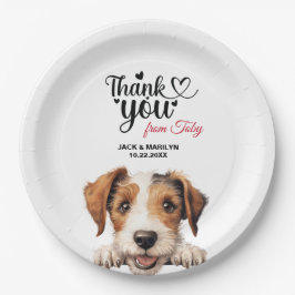 Wire Fox Terrier Pappteller