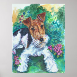 Wire Fox Terrier Print Poster