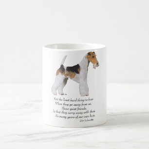 Wire Fox Terrier Rainbow Bridge Kaffeetasse