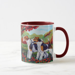 Wire Fox Terrier Tasse