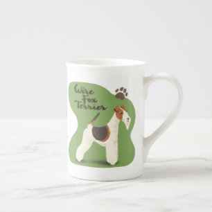 Wire Fox Terrier Tasse