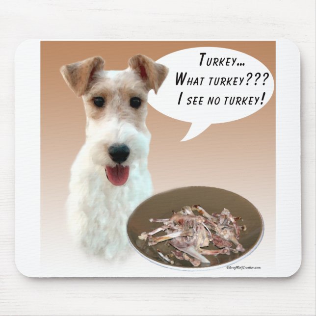 Wire Fox Terrier Türkei Mousepad (Vorne)