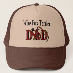 Wire Fox Terrier Vater Geschenke Truckerkappe