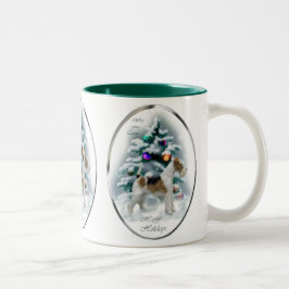 Wire Fox Terrier Weihnachtsgeschenke Zweifarbige Tasse