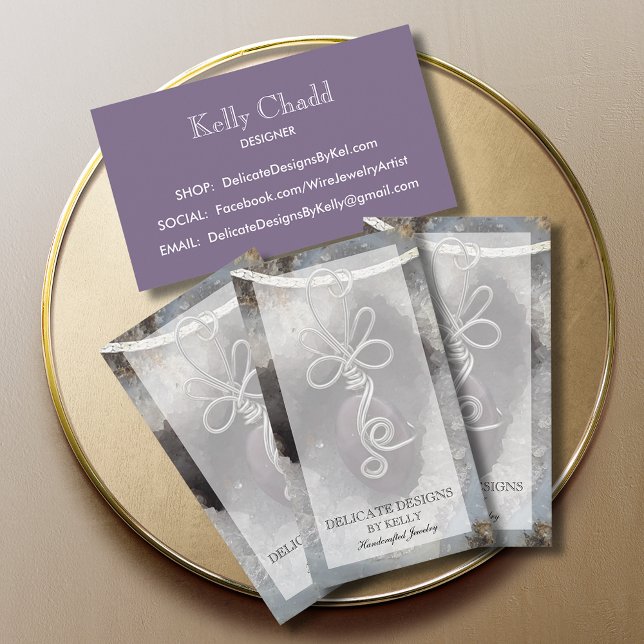 Wire Wrap Jewelry Designer Necklace Visitenkarte (Von Creator hochgeladen)