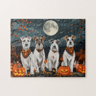 Wirefox Terrier Halloween Spooky
