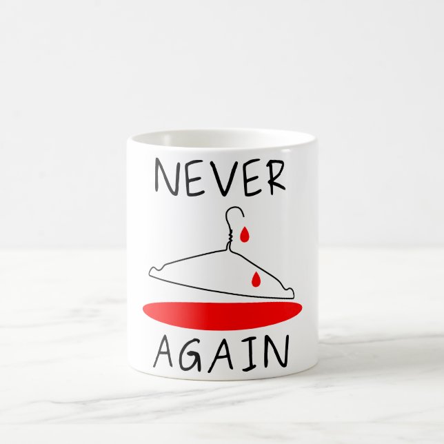 Wirehanger nie wieder Kaffee Tasse (Mittel)