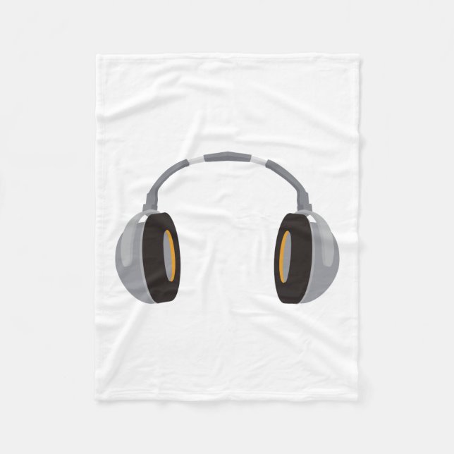 Wireless-Kopfhörer Fleecedecke (Vorderseite)
