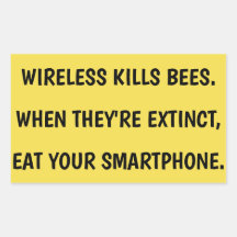 Wireless tötet Bienen, isst deinen Smartphone-Aufk