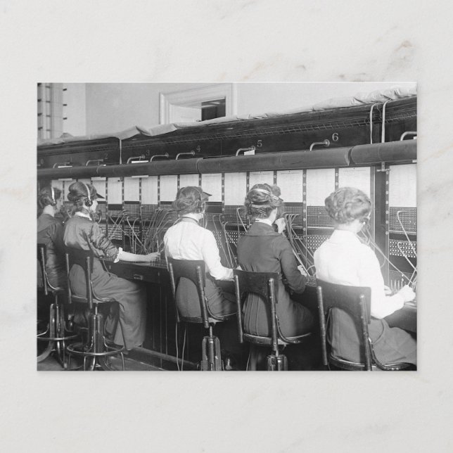 Wires überquert: 1914 postkarte (Vorderseite)