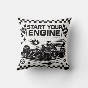 Wirf Dein Motor Kissen Geschenk für Rennsportliebh