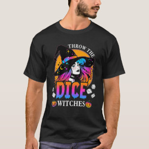Wirf die Würfel Bunco Happy Halloween Party T-Shirt