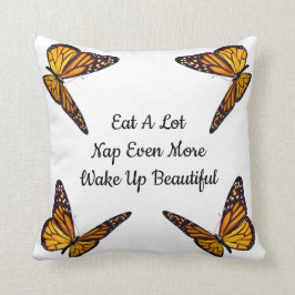 Wirf Kissen Monarch essen viel..