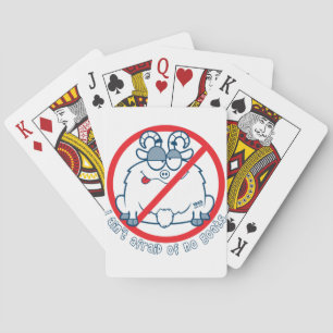 wirft Chicago-Ziegen-Shirt Spielkarten