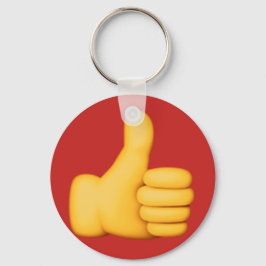 Wirft Emoji auf Schlüsselanhänger