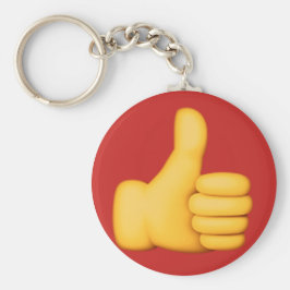 Wirft Emoji auf Schlüsselanhänger