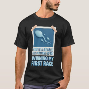 Wirklich altes Bild von mir, das mein erstes Race  T-Shirt