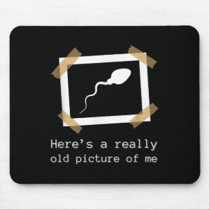 Wirklich altes Bild von mir schwarzer Humor lustig Mousepad