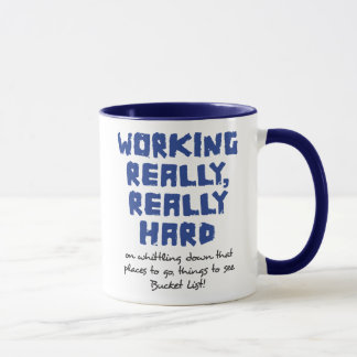 Wirklich arbeiten, wirklich harte Wecker-Tasse Tasse
